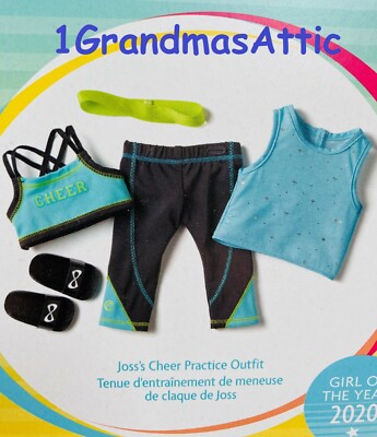 American Girl Joss's Cheer Practice Outfit NIB-image