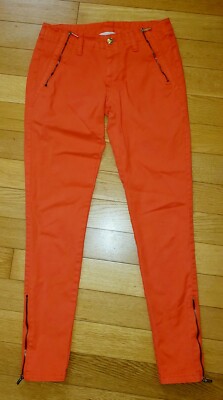 Michael Kors Women's Melon Color Pants With Zipper Accents Size 2-image