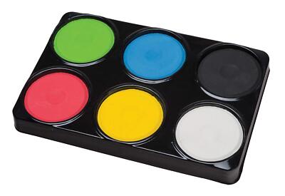 Creativity Street Tempera Cakes 6 Assorted Colors 1 Set 2-1/4