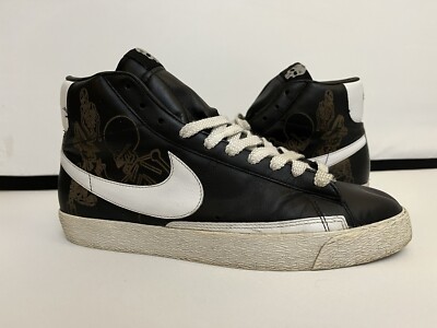 Authentic Mens Nike Blazer High Premium 2006 Halloween Day Of The Dead 2006 9.5-image