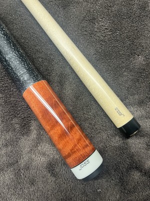 Joss Brown Stained Incredibly Figured Pool Cue Stick-image