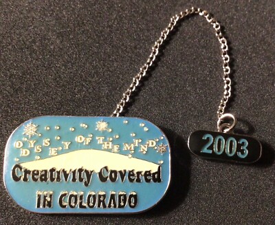 Colorado 2003 Odyssey of the Mind World Finals Pin - Creativity Covered SNOW-image
