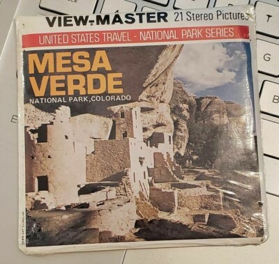Sealed Gaf A325 Mesa Verde National Park Colorado view-master Reels Packet-image