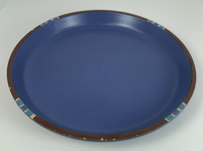 DANSK MESA Sky Blue Dinner Plate 10.5 Portugal Stoneware Used Has Chips See Pics-image