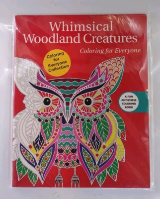 Whimsical Woodland Creatures: Coloring for Everyone (Creative Stress Relieving) -image