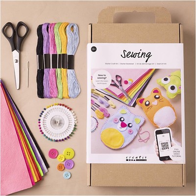 Creativ Company DIY Kit - Sewing - Teddy Bears (977540)-image