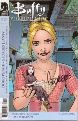 signed JEANTY 1:4 variant BUFFY the VAMPIRE SLAYER 25 season 8 joss whedon COMIC-image