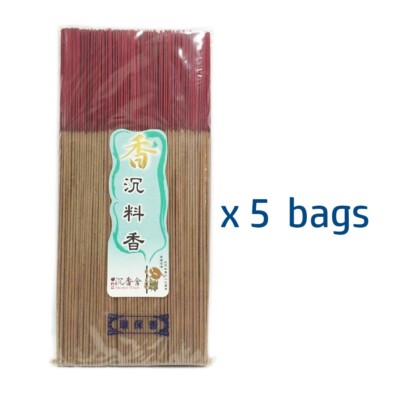 5 bags - Tradtional Chinese Medicine Spices Joss Incense Sticks 300g - 30CM-image