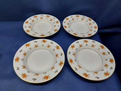 Vintzge Mid-century Noritake Dulcey Set/4 Wide Rimmed Soup/Salad Bowls Retired -image