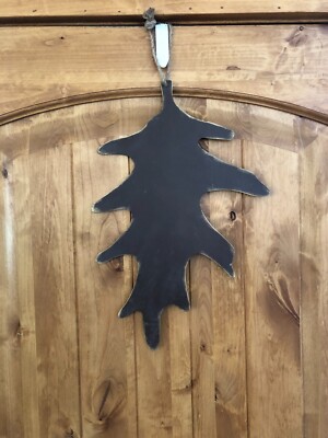 Metal Oak Leaf Wall hanging Creative co-op-image