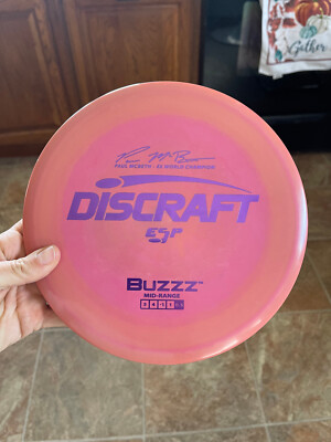 PAUL MCBETH DISCRAFT ESP Buzzz Mid Range Disc 5/4/-1/1 Orange Pink Purple-image
