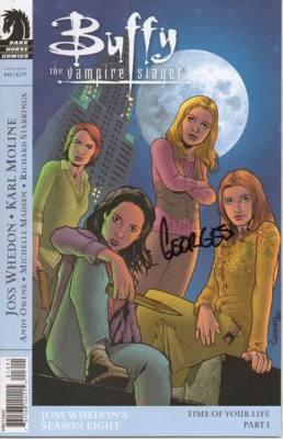 signed JEANTY 1:4 variant BUFFY the VAMPIRE SLAYER 16 season 8 joss whedon COMIC-image