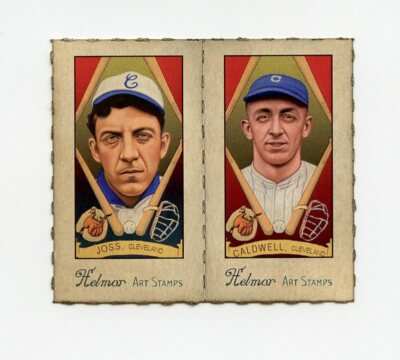 #TN02362 JOSS & CALDWELL Rare Helmar Uncut Stamp Cards-image
