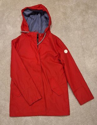 French Connection Womens Rain Coat Mid With Hood -image