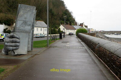Photo 6x4 Sculpture at the start of the South West Coast Path Creative Co c2015-image