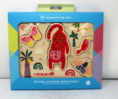 The Manhattan Toy Company Natural Historian Wood Puzzle Activity-image