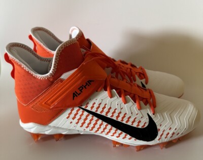 Nike Mens 16 Alpha Menace Pro 2 MID Football Cleats BV3945-103 Team Orange/White-image