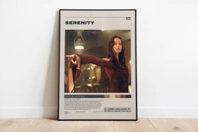 Serenity,Joss Whedon, Minimalist Movie Poster, Vintage Retro Art Print, Wall Art-image