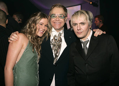 Joss Stone Sir Elton John Nick Rhodes at 13th Elton John AIDS Foun- Old Photo 2-image