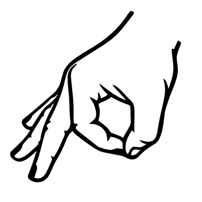 Gotcha Ok hand Vinyl Decal-image
