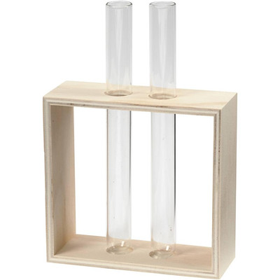 Creativ Company - Houten Rek met Reageerbuizen 3dlg. NEW-image