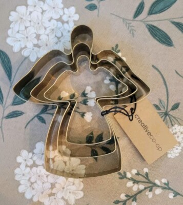 ANGEL 3pc Creative co-op cookie cutters SET-image