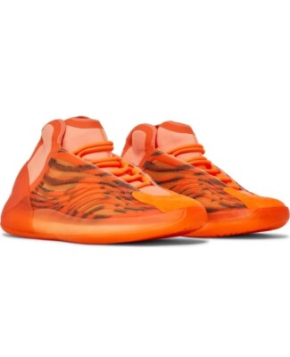 Size 4.5 - adidas Yeezy QNTM Mid Hi-Res Orange-image