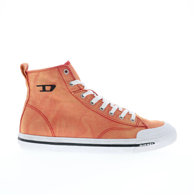 Diesel S-Athos Mid Y02879-PR573-T4026 Mens Orange Lifestyle Sneakers Shoes-image