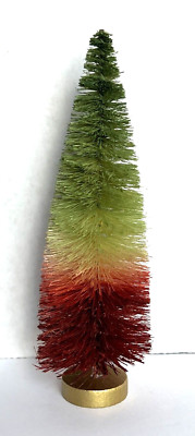 Creative Co-Op Sisal Christmas Tree Ombre Colors Red Green+ 6