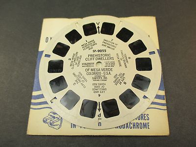 Sawyer's Viewmaster Reel, Prehistoric Cliff Dwellers Mesa Verde Colorado SP-9055-image