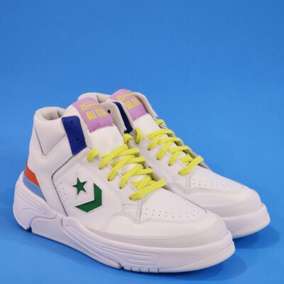 CONVERSE WEAPON CX MID WHITE / GREEN / ORANGE A02523C MEN SZ 9-image
