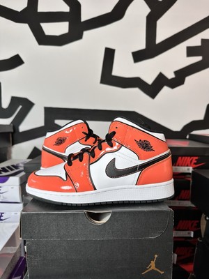 Brand New Nike Air Jordan 1 Mid Turf Orange Size 6.5 Youth-image