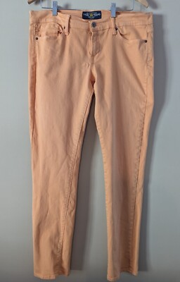 Lucky Brand Women's Charlie Skinny Jeans Orange Size 12/31 Regular  Pants-image