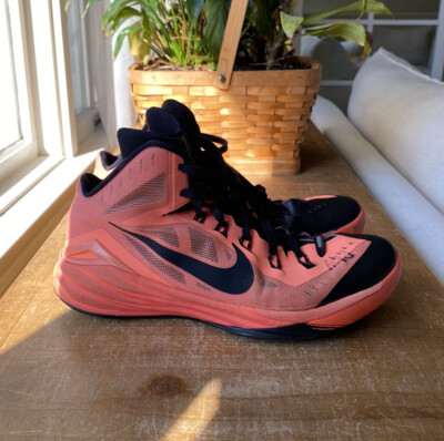 Nike Hyperdunk 2014 Basketball Shoes Men Size 8 Bright Mango Black Orange-image