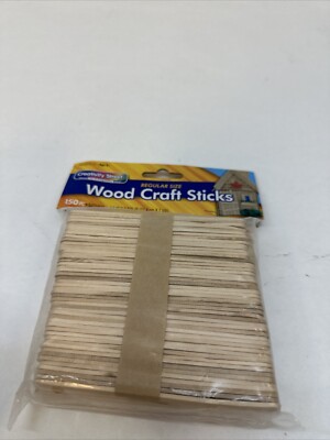 Creativity Street Regular Craft Sticks, Natural, 4.5