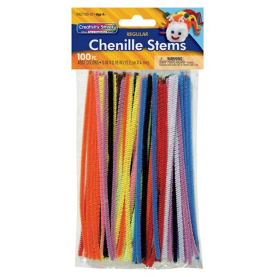 Creativity Street Regular Stems, Assorted Colors, 6