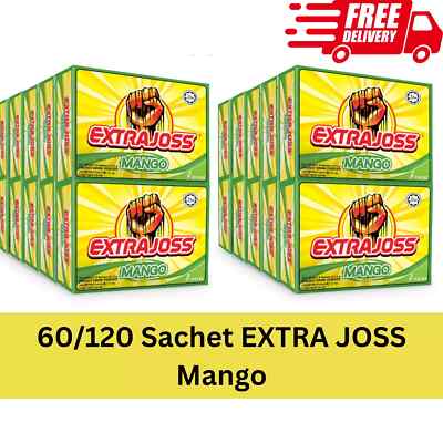 60 or 120 Sachet Extra Joss Energy Boost Drink Powder Manga Flavor Free Shipping-image