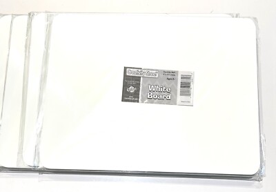 NEW! Creativity Street Unlined Dry Erase White Boards, Set of 7, School Student-image