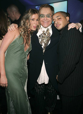Joss Stone Sir Elton John guest at 13th Elton John AIDS Foundation- Old Photo 1-image