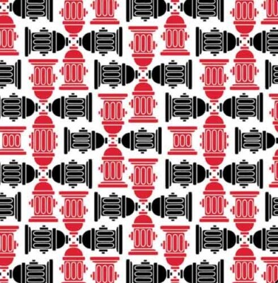 Carolina Creative Bandanna (Fire Hydrant Red/Black) Dog Animal Print 22
