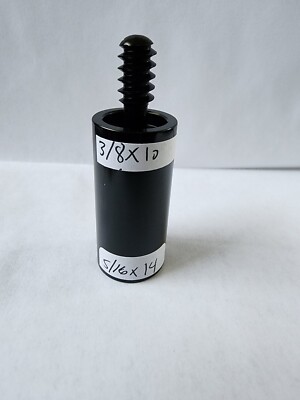 3/8×10 shaft to 5/16x14 butt adapter pool cue extension McDermott to Joss 1.75