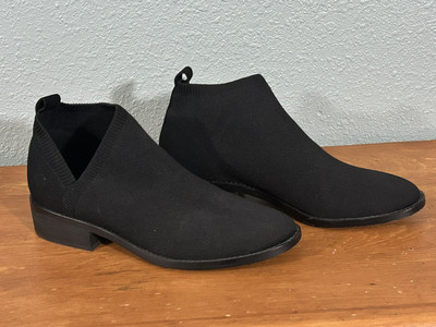 Eileen Fisher Womens Size 11 Shoes Black DAVIE Knit Stretch Bootie-image