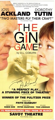 JOSS ACKLAND AUTOGRAPH.  Deceased, THEATRE FLYER.-image