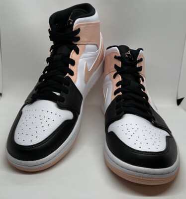 NEW Nike Air Jordan 1 Mid Crimson Tint Toe 2021 554724-133 Men Size 11-image