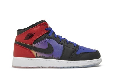 Air Jordan Air Jordan 1 Mid SS GS 'Skyline' DX4379-400 Shoes-image