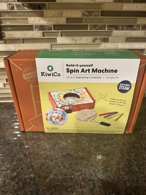 Kiwi Co Tinker Crate Make Your Own Spin Art Machine  New Ages 9+ Creativity NIB-image
