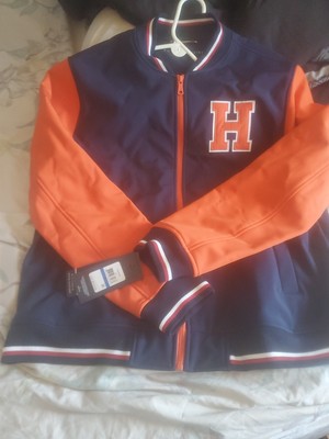 Tommy Hilfiger Jacket Men’s Large  Blue And Orange  Varsity Retro -image