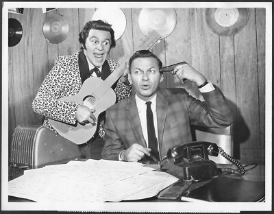Ed Sullivan Show 1950s Original CBS Photo Wayne and Schuster 1950s Rock -image