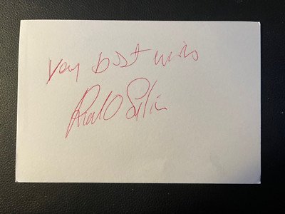 RICCHARD O'SULLIVAN - ROBIN'S NEST COMEDY ACTOR - SIGNED WHITE CARD-image