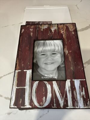 Picture Frame Rustic 5x 7 Table Or Wall Mount-image